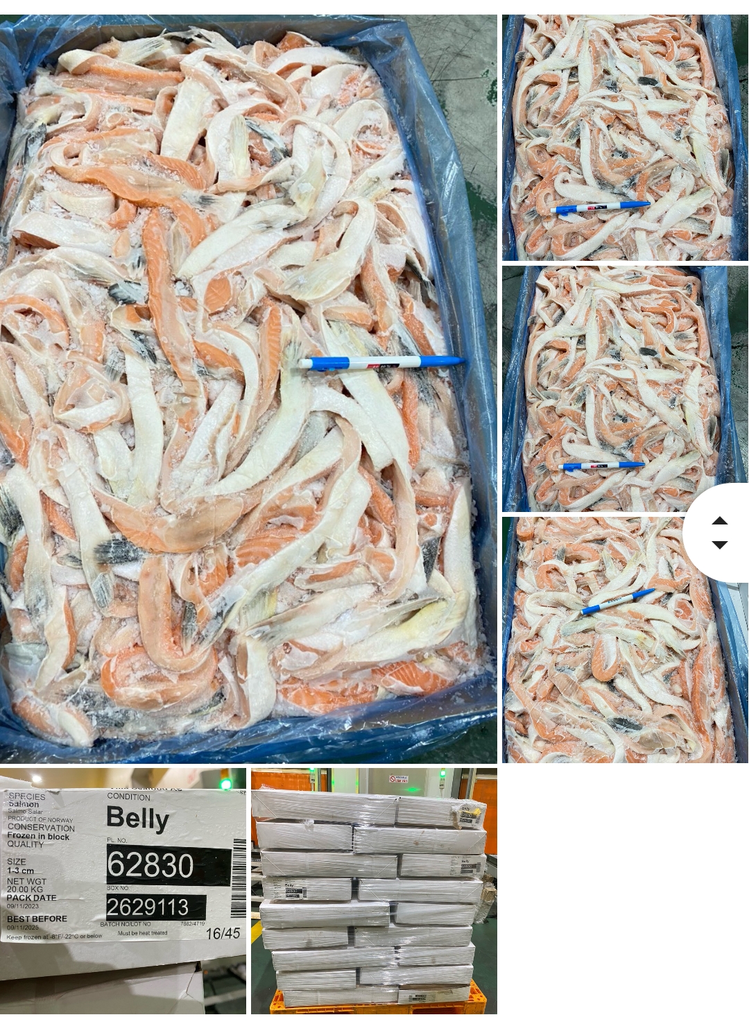 LƯỜN CÁ HỒI BELLY FLAPS