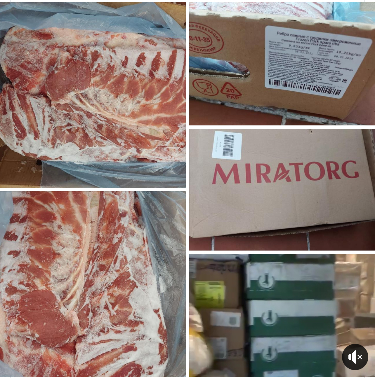 SƯỜN HEO BẸ NGA MIRATOG10.5KG