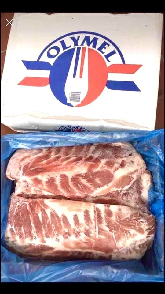 SƯỜN CÁNH BUỒM HEO OLYMEL-20kg